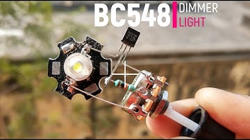 Simple LED Dimmer Circuit 🔥🔥