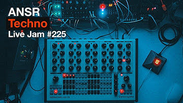 ANSR - Techno Live Jam - 225 with Erica Synths PERKONS HD-01  + Eurorack Modular Synth