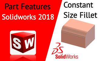 Constant Edge Fillet 47| Solidworks Tutorial in Hindi