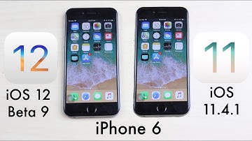 iPHONE 6: iOS 12 BETA 9 Vs iOS 11.4.1! (Speed Test) (Review)