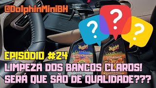 Limpeza dos Bancos de Couro Rosa Claro do BYD Dolphin Mini - Episódio #24 screenshot 5