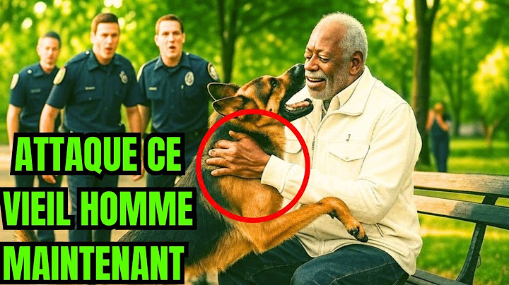 Ils lâchent un K9 sur un vieil homme… puis découvrent QUI il est