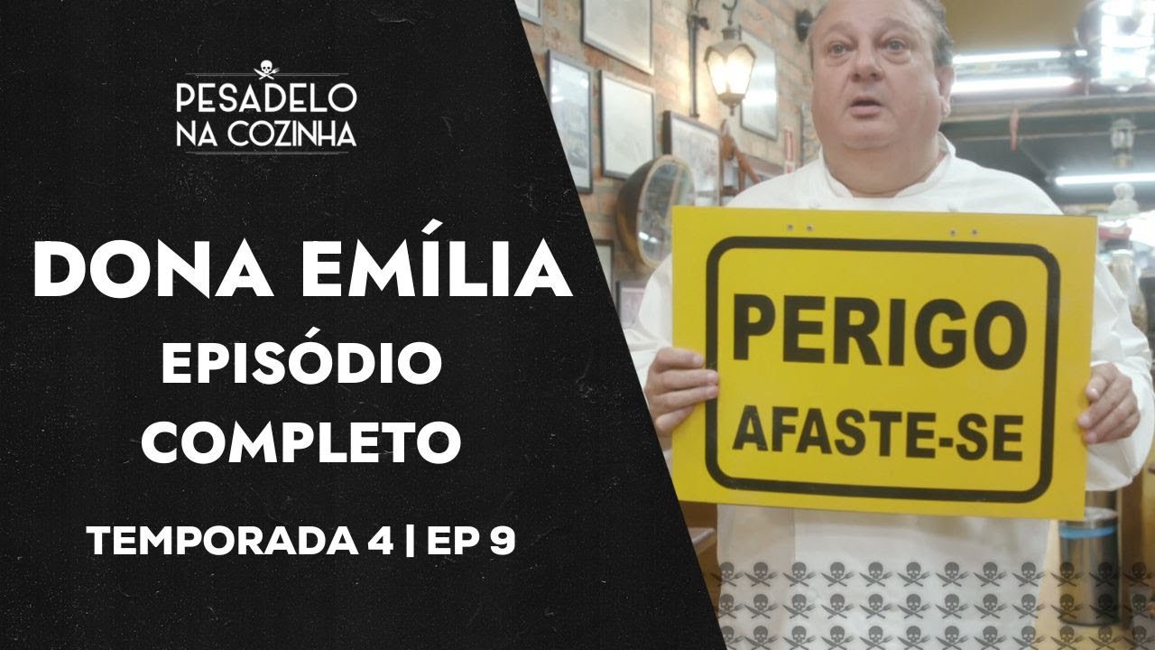 DONA EMÍLIA | EPISÓDIO COMPLETO | PESADELO NA COZINHA