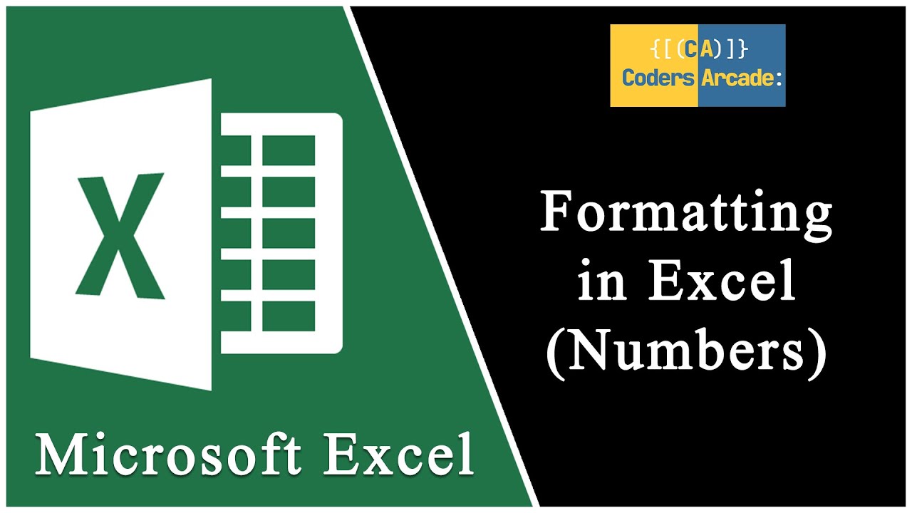 Formatting In Excel Numbers YouTube Formatting In Excel Numbers YouTube
