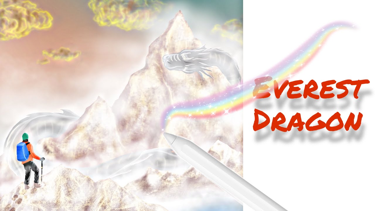 Everest Dragon - Procreate Tutorial