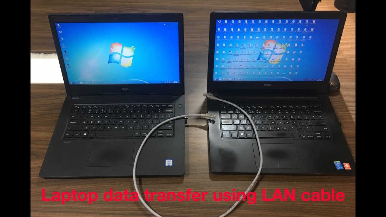How to Connect Two Computers Via LAN Cable and transfer your data in ...
