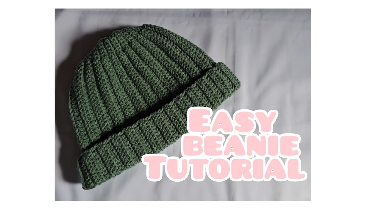 How to crochet a beanie| Quick beanie tutorial - YouTube