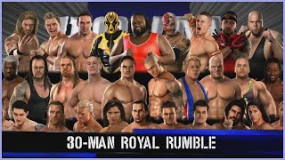 WWE Smackdown Vs Raw 2011 Royal Rumble Match - Road to Royal Rumble 2023 PPV