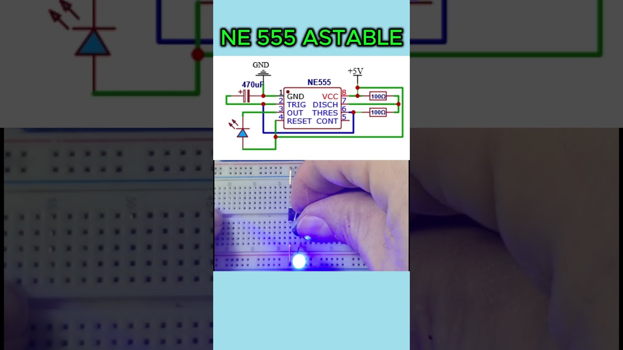 NE 555 ASTABLE 