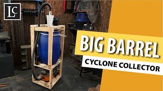 EASY TO EMPTY - Dust Collection Cart with Large Barrel & Small Vacuum - Dust Deputy by Legacy Craftworks 655 views 1 year ago 3 minutes, 7 seconds