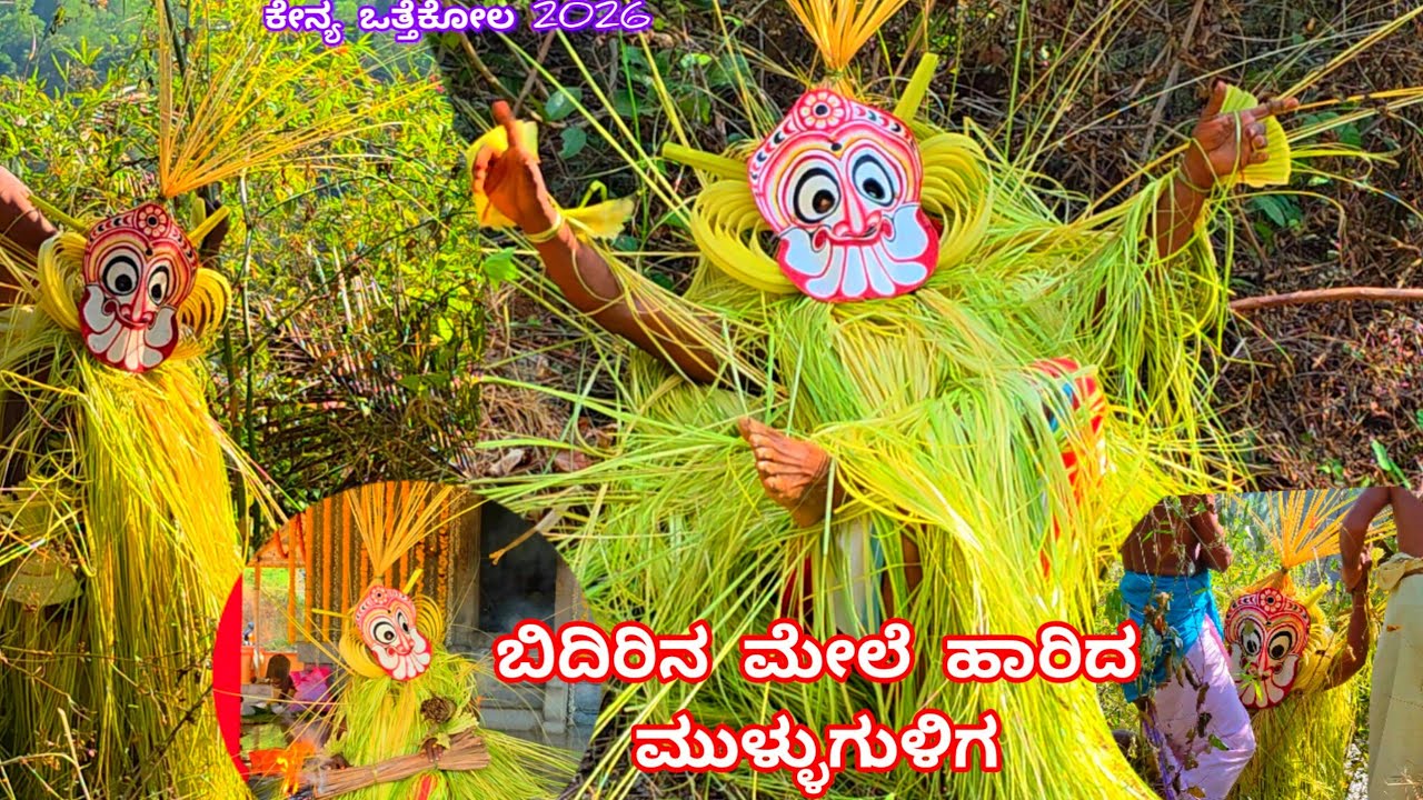 ಬಿದಿರ ಹಿಂಡಿಲಿನ ಮೇಲೆ ಹಾರಿದ ಕೇನ್ಯದ ಕ್ಷೇತ್ರಪಾಲ ಮುಳ್ಳುಗುಳಿಗ ದೈವ|GulikanTheyyiam|Mantravadigulikan|Guliga