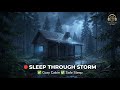 🔴 Thunderstorm with Lightning, Rain Sounds For Sleep, Sleeping in a Cozy Forest Cabin