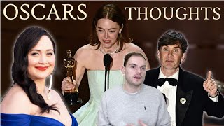 Thoughts on the 2024 Oscars...