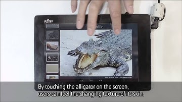 Haptic tablet [FUJITSU JOURNAL]