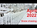 Heftiger Schneefall im April / snowfall in april 2022