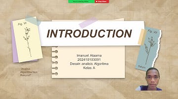 Analisis Algoritma Non Rekursif | DAA