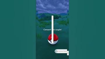 Catching a wild Clamperl for the first time pokemon go #pokemon #pokemongo #clamperl