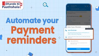 Learn to set automatic payment reminders for your customers | BizAnalyst | |Tally on Mobile screenshot 5