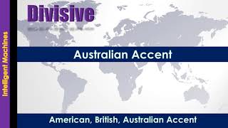 Divisive - How to Pronounce Divisive in Australian Accent, British Accent, American Accent