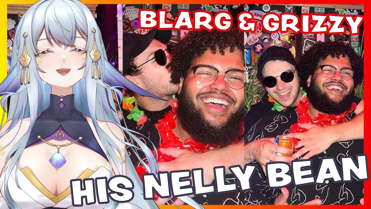 DON'T COME BETWEEN A MAN AND HIS NELLY BEAN!! | Blarg Flirting With GRIZZY | VTuber Reacts