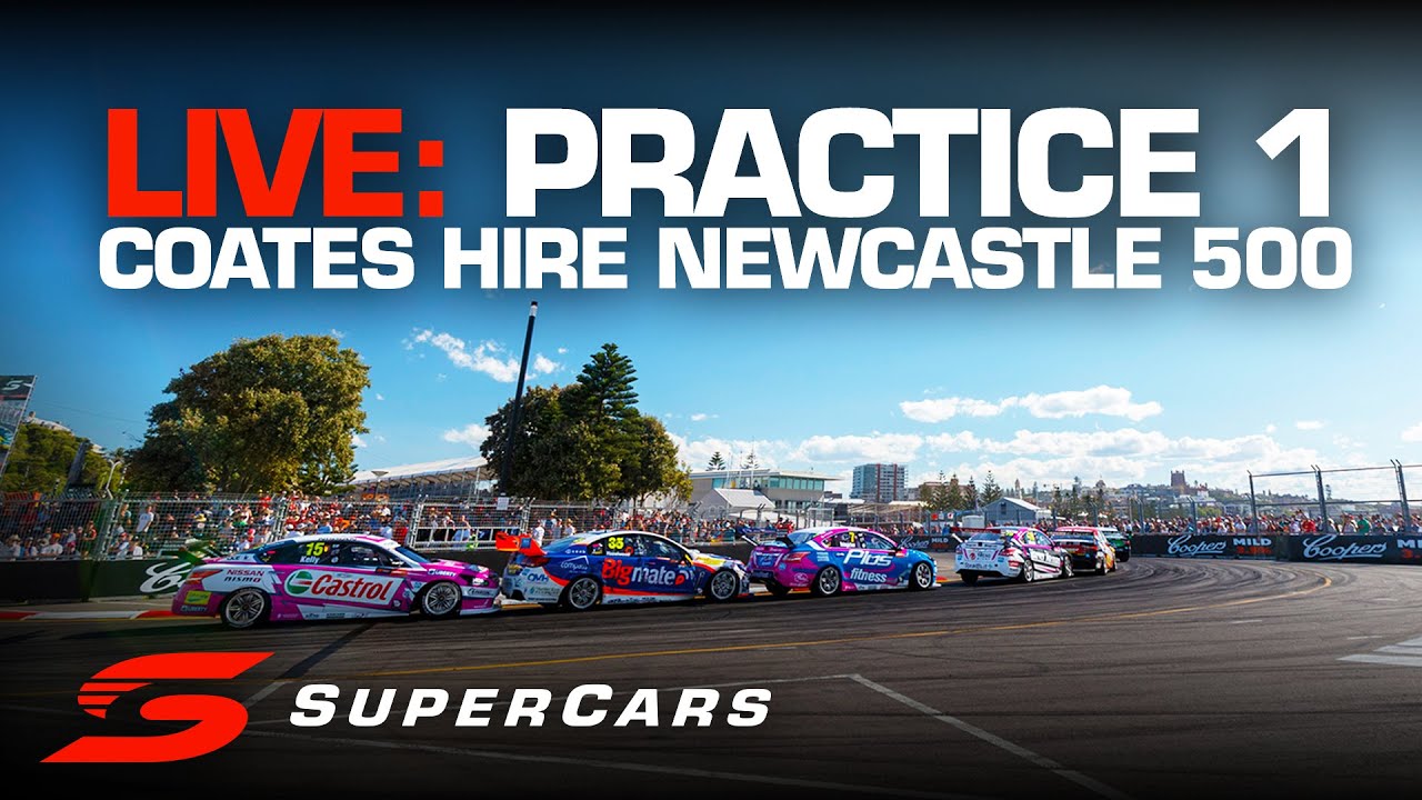 LIVE Practice 1 Coates Hire Newcastle 500 Supercars Championship 2019 YouTube