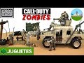 SOLDADOS DE JUGUETE HUMVEE de CALL OF DUTY vs ZOMBIES | Mega Bloks - Mega Construx