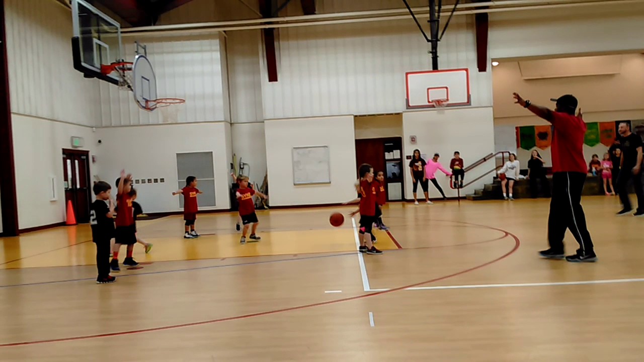 My youngest son Wyatt makes the buzzer beater like a boss!!!