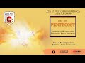 Day of Pentecost (Whitsuday) - May 23rd 2021