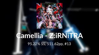 Beat Saber Zirnitra - Camellia 95.22% Ss, 511.62Pp,