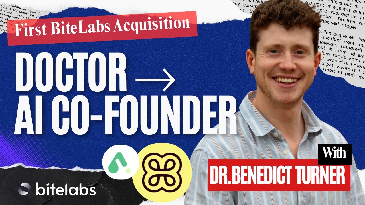 From BiteLabs Fellow to Founder: How a Doctor Built and Sold his AI ...