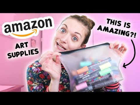 THE BEST ART SUPPLIES ON AMAZON?! // All the Favorite things I've Found