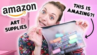 THE BEST ART SUPPLIES ON AMAZON?! // All the Favorite things I've Found