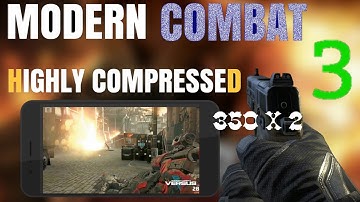 Modern Combat 3 Highly compressed for Android