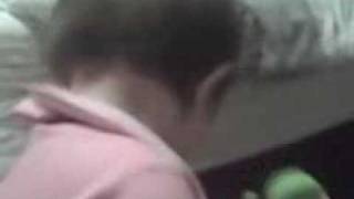 Riley Spitting Water On Aunt Sheris Floor