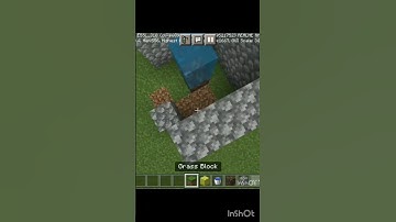 How to make floating water in Minecraft #shorts