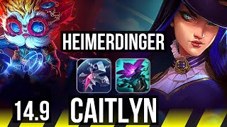 HEIMERDINGER & Blitzcrank vs CAITLYN & Ashe (ADC) | 15/3/13, Legendary | EUW Diamond | 14.9
