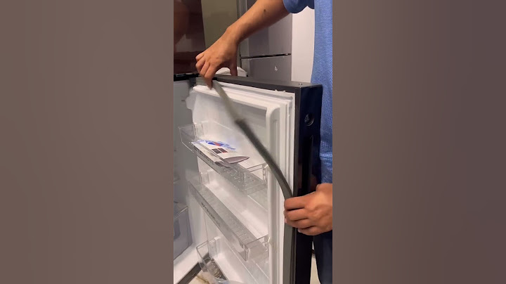 Fridge Door Rubber (Remove, Clean, Attach)
