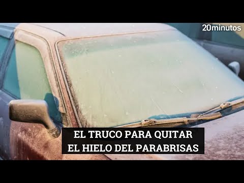 Quitar hielo del coche: El truco de la Guardia Civil para quitar el hielo  de los cristales del coche