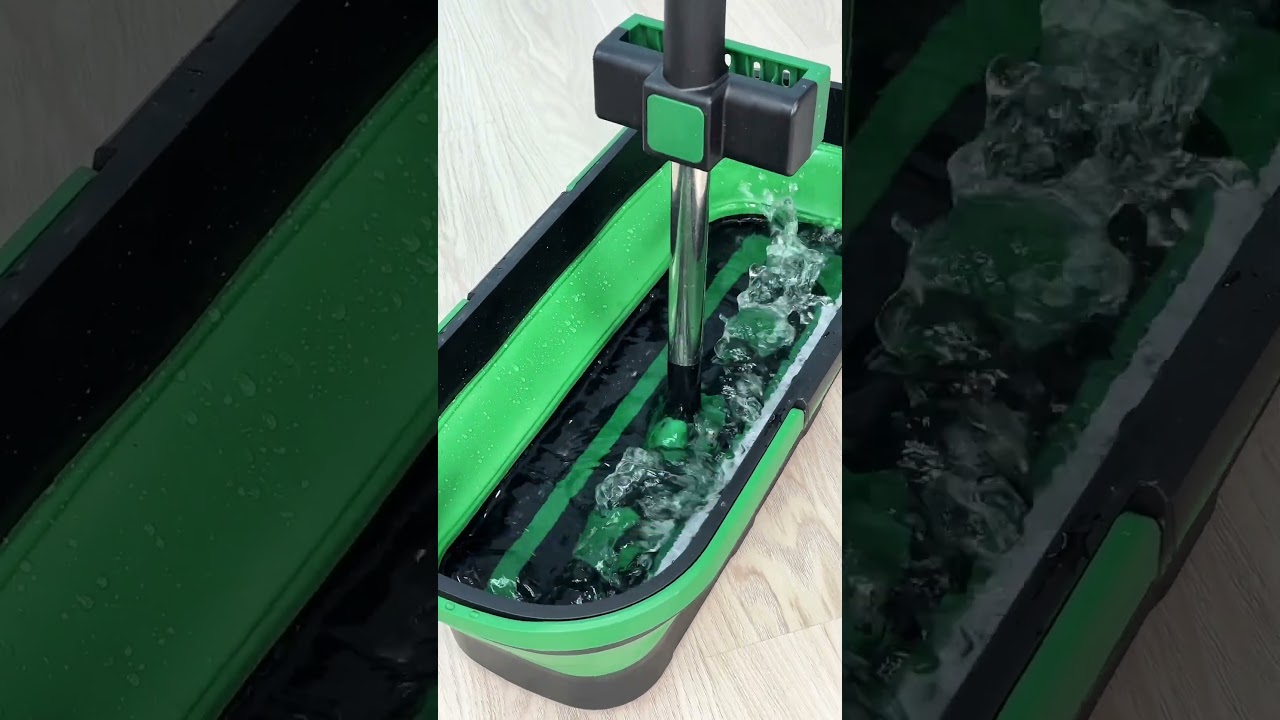 Маневренная швабра Swipe-45 с самоотжимом обеспечивает быструю уборку и сохраняет руки чистыми 🪣