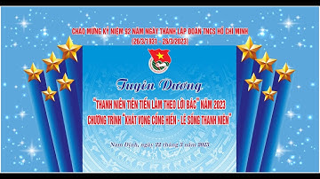 Trực tiếp: Tuyên dương thanh niên tiên tiến làm theo lời Bác năm 2023