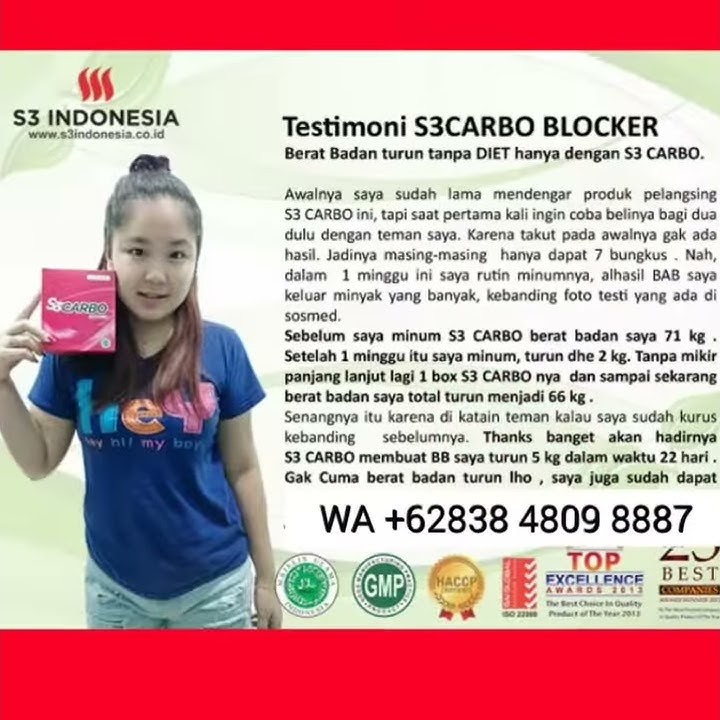  62 838 4809 8887 , S3 Gluco, S3 Carbo, S3 Propolis, S3 Fitolim, S3 02Kia, S3 Goldvit