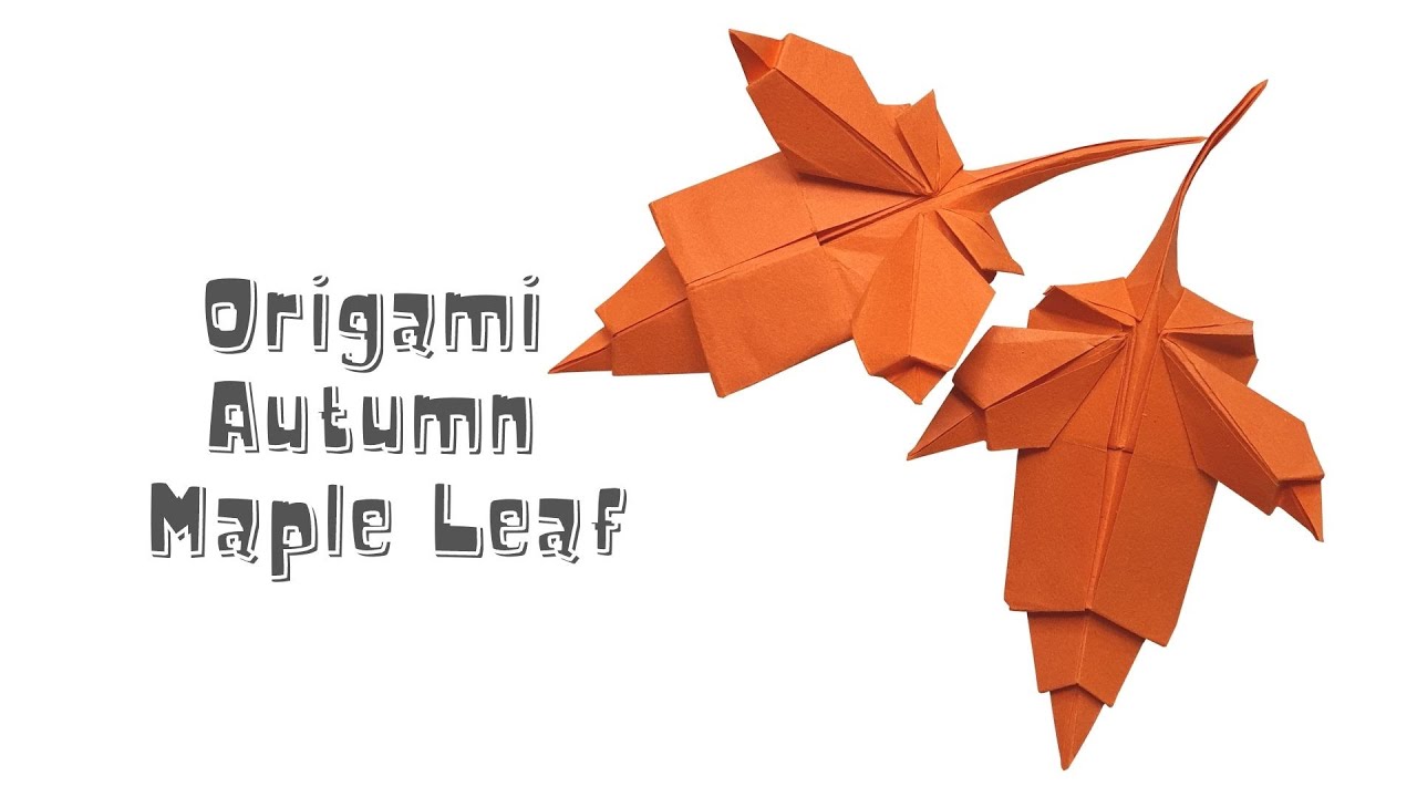 Easy Folded Paper Leaves for Your Thanksgiving Table! — super make it