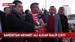 Sandıktan Mehmet Ali Alkan Galip Çıktı