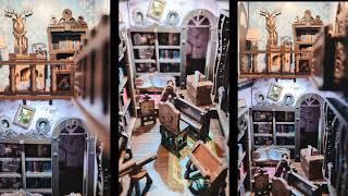 GREEN SLIDE - BOOK NOOK - LIBRAIRIE VINTAGE - LED - 223 PIÈCES