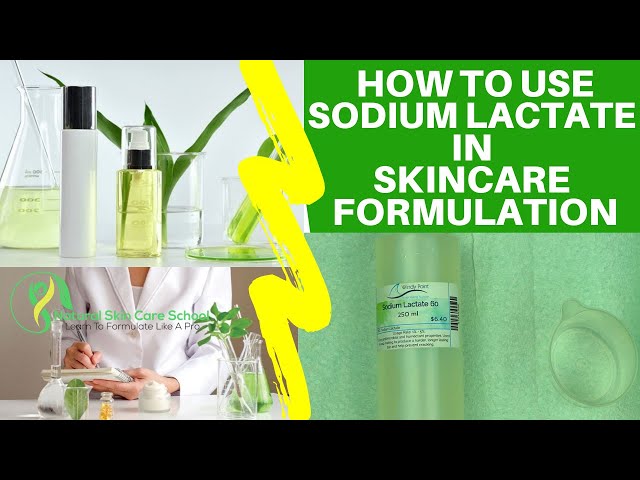 HOW TO USE SODIUM LACTATE 60 TO MAKE NATURAL SKINCARE PRODUCTS AND HARDEN  COLD PROCESS SOAP 