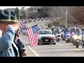 Funeral procession for deputy Zachari Parrish in Highlands Ranch