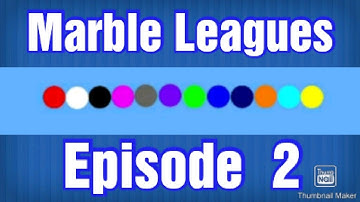 Marble League Episode 2 | Major League Marble Race (MLMR) In Algodoo