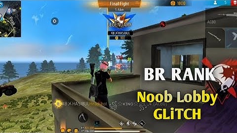BR RANK Noob Lobby secret Glitch 💯 working Trick ✅ #freefire #NX HASIBUL KING #subscribe