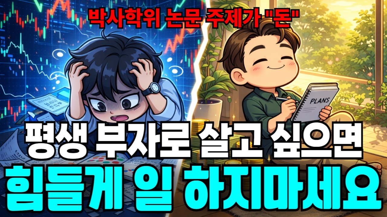 아무리 일해도 돈이 안 모이는 이유ㅣ심리학적 해답