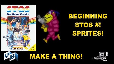 Beginnende Atari ST STOS #1 Sprites. MAAK ER IETS VAN!